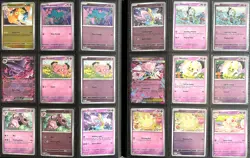 Phantasmal Flames Pokemon TCG Base Set with Reverse & EX - 178 Cards with Binder - Image 5
