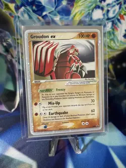 2006 POKEMON BLACK STAR PROMOS 038 GROUDON EX HOLO - Image 1