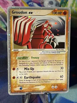 2006 POKEMON BLACK STAR PROMOS 038 GROUDON EX HOLO - Image 2