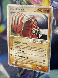 2006 POKEMON BLACK STAR PROMOS 038 GROUDON EX HOLO - Image 4