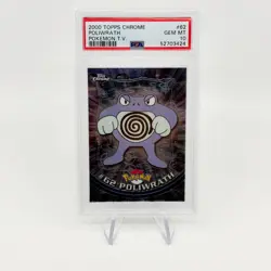 2000 Topps Chrome Pokemon T.V. - #62 Poliwrath - PSA 10 - Image 1