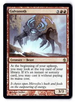 Galvanoth LP* FOIL Mirrodin Beseiged ENGLISH 62/155 mtg -UnltdCards - Image 1