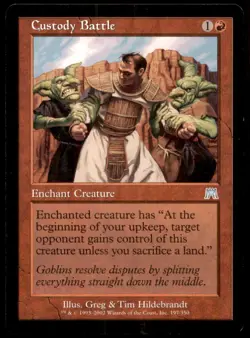Custody Battle LP Light Play Onslaught MTG [9650] - Image 1