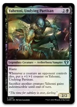 Yahenni, Undying Partisan #201 (Foil) (NM) Commander Masters CMM Magic MTG - Image 1
