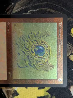 Talisman Of Curiosity FOIL | Frazier Secret Lair | Magic the Gathering | Retro - Image 3