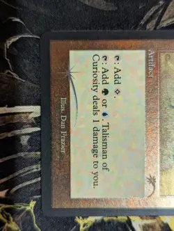 Talisman Of Curiosity FOIL | Frazier Secret Lair | Magic the Gathering | Retro - Image 4