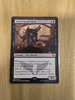 Brutal Hordechief - #064/185 (NM) Fate Reforged FRF Magic MTG - Regular - Image 1