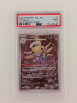 2025 Pokemon Shedinja Illustration Rare #144 PSA 9 | Scarlet & Violet | Mint - Image 1