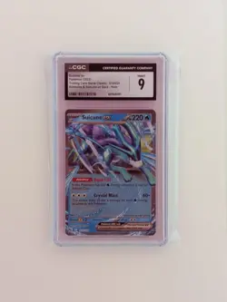 Suicune ex 010/034 CGC 9 Mint Holo Pokemon 2023 Blastoise Deck - Image 1
