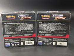 LOT OF 2 - Pokemon Crown Zenith Booster Bundles - (12) Packs New Factory Sealed - Image 2