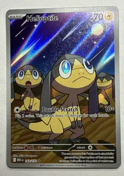 Helioptile 143/132 Me01: Mega Evolution Illustration Rare Pokemon TCG Near Mint - Image 1