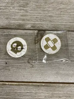NEW Pokemon TCG Sword & Shield Gold Metal Status Condition Coins [2 Count] - Image 1