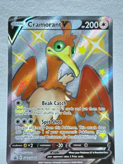 Cramorant V Black Star Promos SWSH086 Holo Pokemon TCG - Image 3