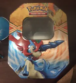 Pokemon Tin (EMPTY) 3 Jirachi plastic balls includes Suicune and Bandi figurine - Image 3