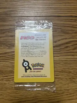 Sealed Entei #34 WoTC Black Star Movie Promo Reverse Holo Pokemon - Image 1