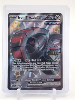 IRON TREADS EX 2024 POKEMON BLACK STAR PROMO FATES STAMP B #073 Q3687 - Image 1