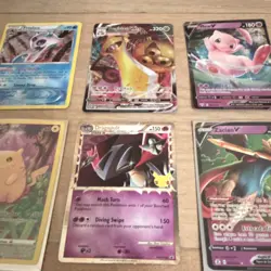 Pokemon TCG 6 Card Lot Froslass Pikachu Dragapult Zacian V Mew V - Image 3