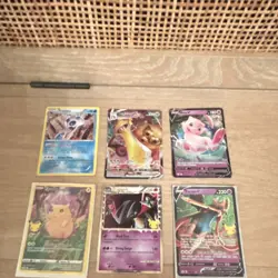 Pokemon TCG 6 Card Lot Froslass Pikachu Dragapult Zacian V Mew V - Image 5