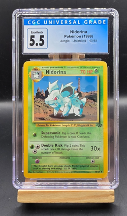 1999 Pokemon Jungle Nidorina CGC 5.5 - Image 1