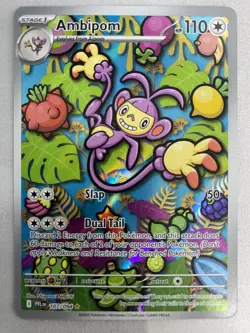 Pokemon: Ambipom IR 107/094 (Near Mint) Ships Fast and Safe!** - Image 1