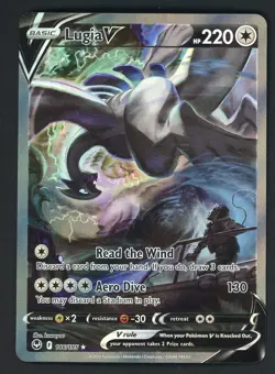 2022 Pokemon Silver Tempest #186/195 Lugia V TCG Alternate Art - Image 1