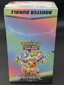 Pokemon SV8.5 Prismatic Evolutions Sealed Booster Bundle Display Case - Image 1