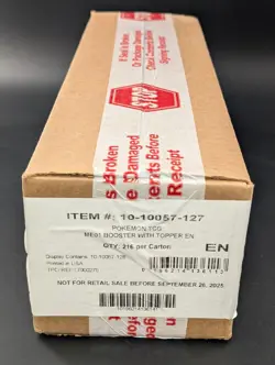 Pokemon Mega Evolution Base Set ME01 Enhanced Booster 6-Box Sealed Case - Image 1