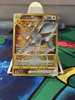 Arceus VSTAR NM GOLD Brilliant Stars 184/172 Pokemon TCG Holo NM - FREE SHIPPING - Image 1