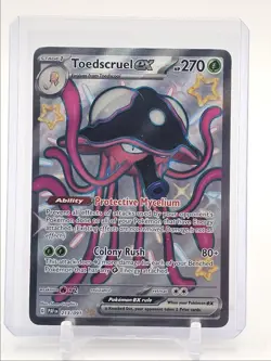 TOEDSCRUEL EX 2024 POKEMON PALDEAN FATES SHINY ULTRA RARE C 213/091 Q3687 - Image 1