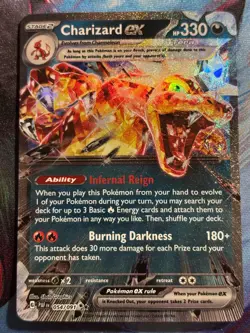 Charizard ex 54/91 PAF: Paldean Fates Pokemon TCG - Preowned LP - Image 1