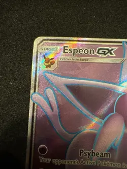 Espeon GX (Full Art) 140/149 SM Base Set Holo Sun & Moon Pokemon - Image 2