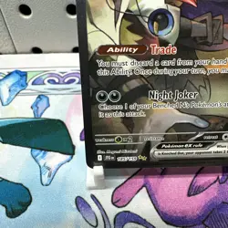 Pokemon N's Zoroark ex 185/159 Sv09: Journey Together SIR Holo PACK FRESH! - Image 5