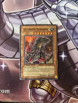 Yugioh Ultimate Tyranno POTD-EN020 1st Edition Super Rare VLP (WNU) - Image 1