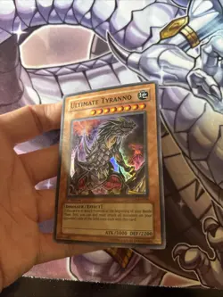 Yugioh Ultimate Tyranno POTD-EN020 1st Edition Super Rare VLP (WNU) - Image 2