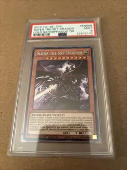 2019 YU-GI-OH! GOLD SARCOPHAGUS TIN #EN008 SLIFER THE SKY DRAGON PSA 9 MINT - Image 3