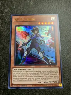 Yu-Gi-Oh! TCG - K9-17 Izuna JUSH-EN031 Ultra Rare 1st Edition Justice Hunters NM - Image 1