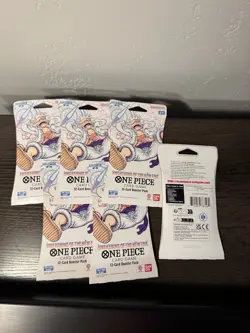 6x One Piece OP-05 Awakening of the New Era OP05 Sleeved Blister Booster Packs - Image 2