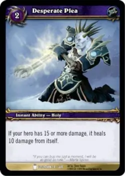 Desperate Plea - Icecrown - World of Warcraft TCG - Image 1