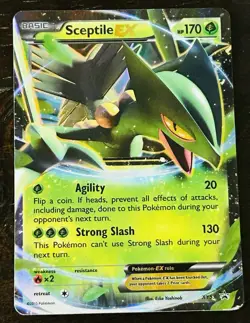 Pokemon Sceptile EX TCG Black Star Promo Holo Rare Card XY53 - Image 1