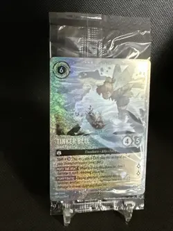 Tinker Bell Giant Fairy Glitter Foil Promo Disney Lorcana Fabled New Sealed - Image 3