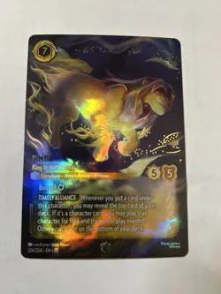 Disney Lorcana Simba - King in the Making (Enchanted) - Whispers in the Well - Image 4