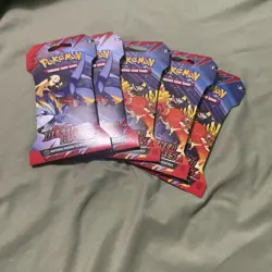 Pokemon TCG Destined Rivals Sleeved Booster Pack Lot Of 5 - SEALED ✅ - Image 1
