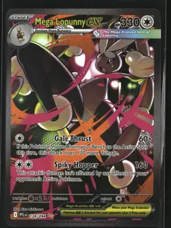 Mega Lopunny EX 128/094 SIR Special Illustration Rare Phantasmal Flames Pokemon - Image 1