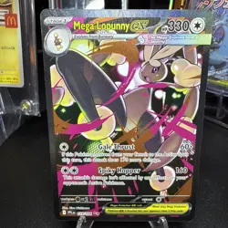 Mega Lopunny ex 128/094 SIR Phantasmal Flames Pokemon TCG Special Illustration - Image 1