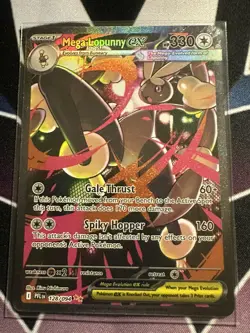 Mega Lopunny ex 128/094 SIR Phantasmal Flames Pokemon TCG Special Illustration - Image 1