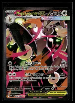 Mega Lopunny ex SIR Special Illustration Rare 128/094 Pokemon Phantasmal Flames - Image 1