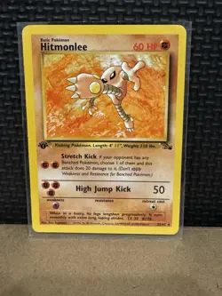 1999 Pokemon Fossil - 1st Edition - Hitmonlee 22/62 - Ungraded - Image 1