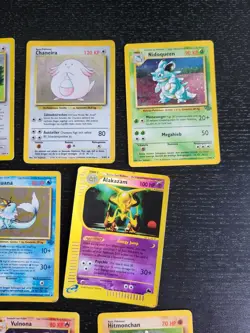 Alte Pokemon Karten Sammlung 17x Rare WotC HOLO 1. Edition Vintage - Played - Image 4