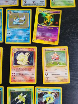 Alte Pokemon Karten Sammlung 17x Rare WotC HOLO 1. Edition Vintage - Played - Image 5