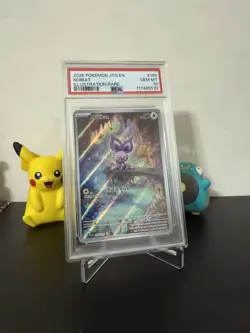 Pokemon 2025 Noibat 169/159 Illustration Rare Full Art Journey Together PSA 10 - Image 2